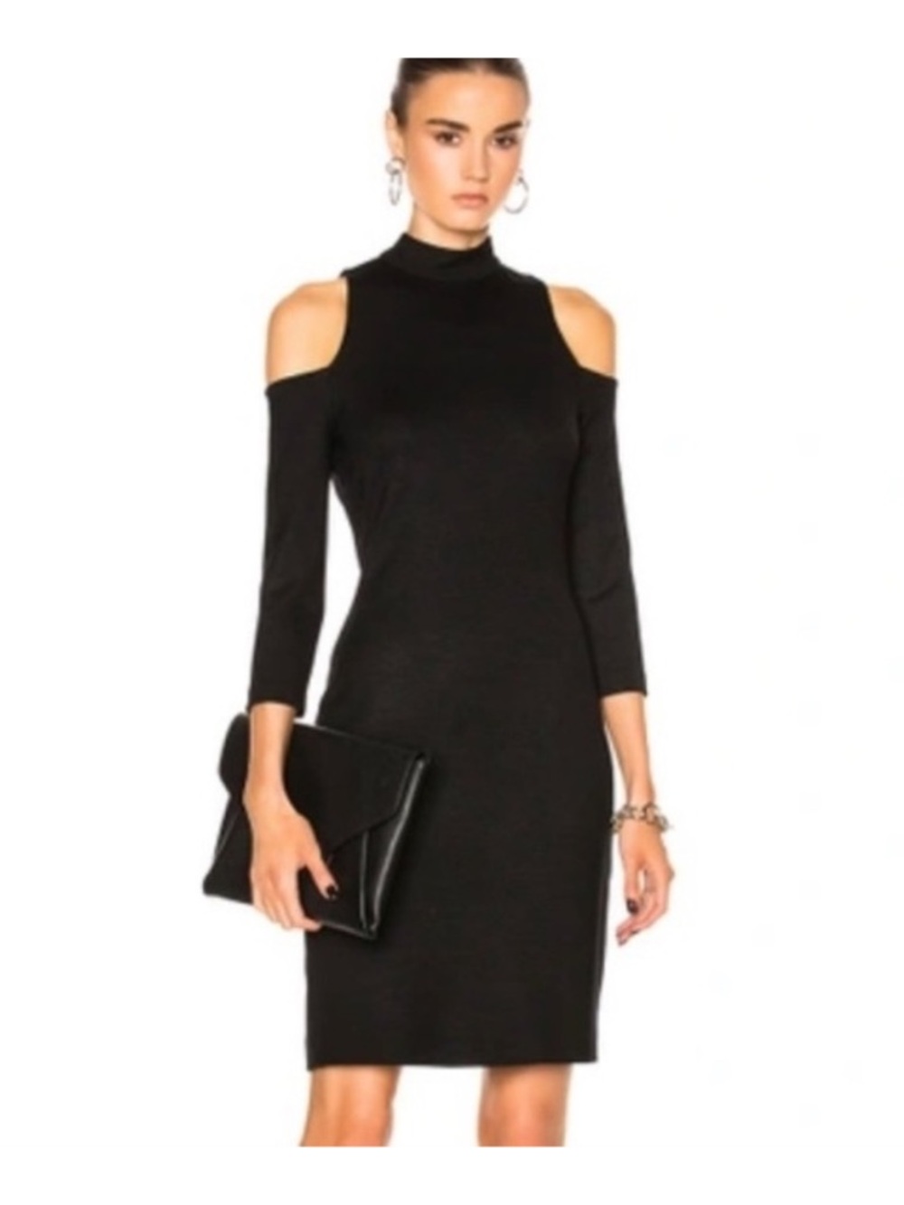 Enza Costa Black Cut out dress -M